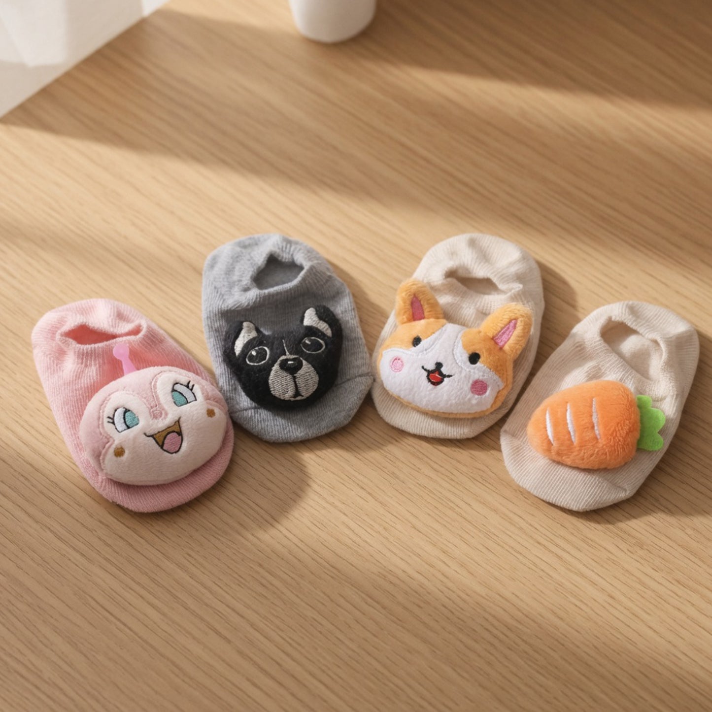 15-Color Cute Anti-Skid Floor Baby Socks - Non-Slip Animal Patterns for Newborns & Toddlers