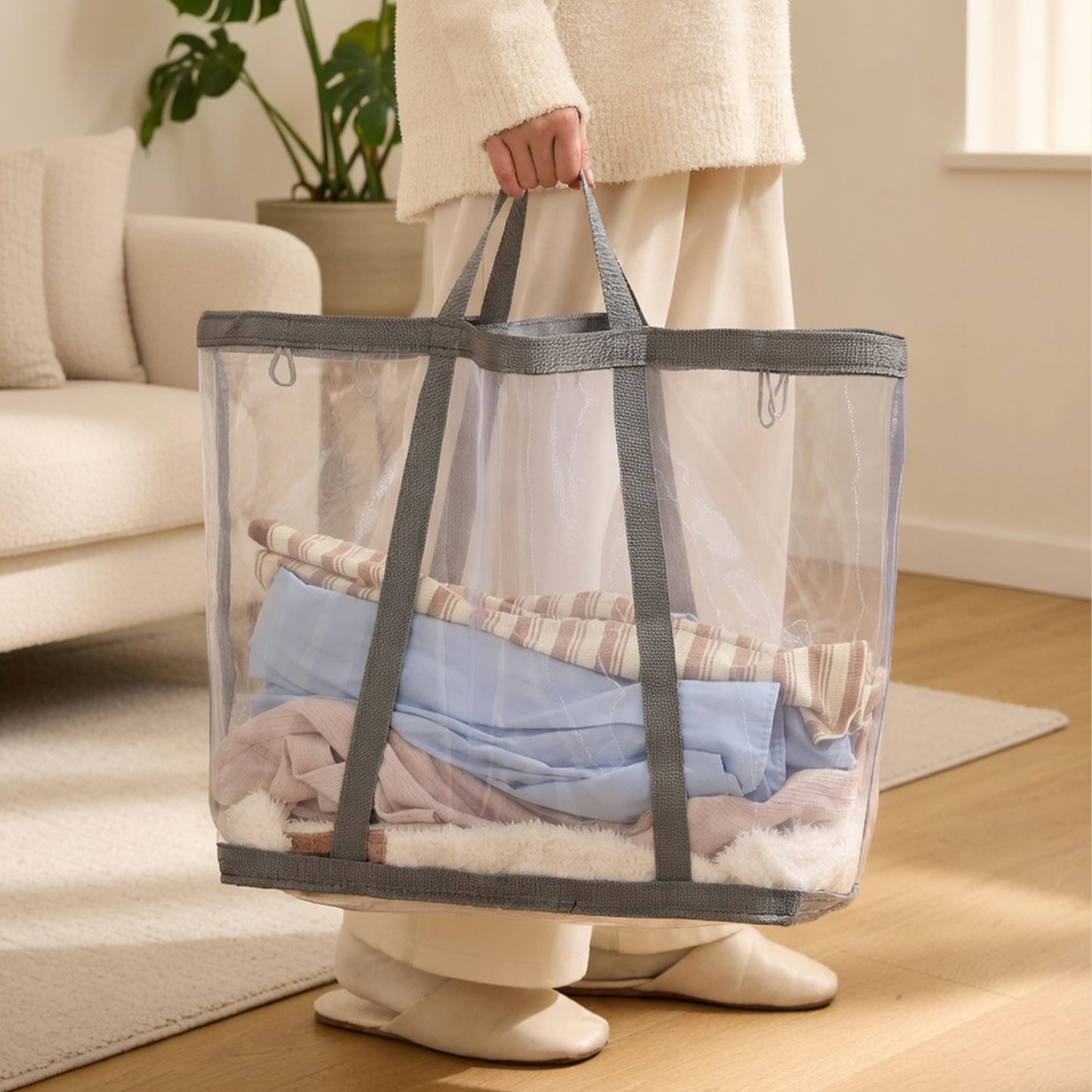 Foldable Pop-Up Baby Clothes Hamper - Breathable Mesh Bin for Nursery - Space-Saving Storage for Baby Socks, Bibs & Laundry