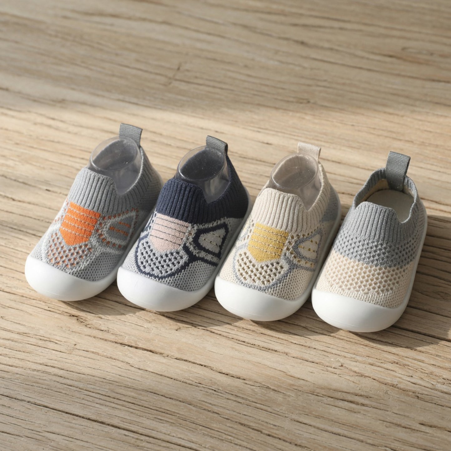 Infant Mesh Crib Shoes with Soft Bottom - Lightweight Non-Slip Slippers for Boys & Girls