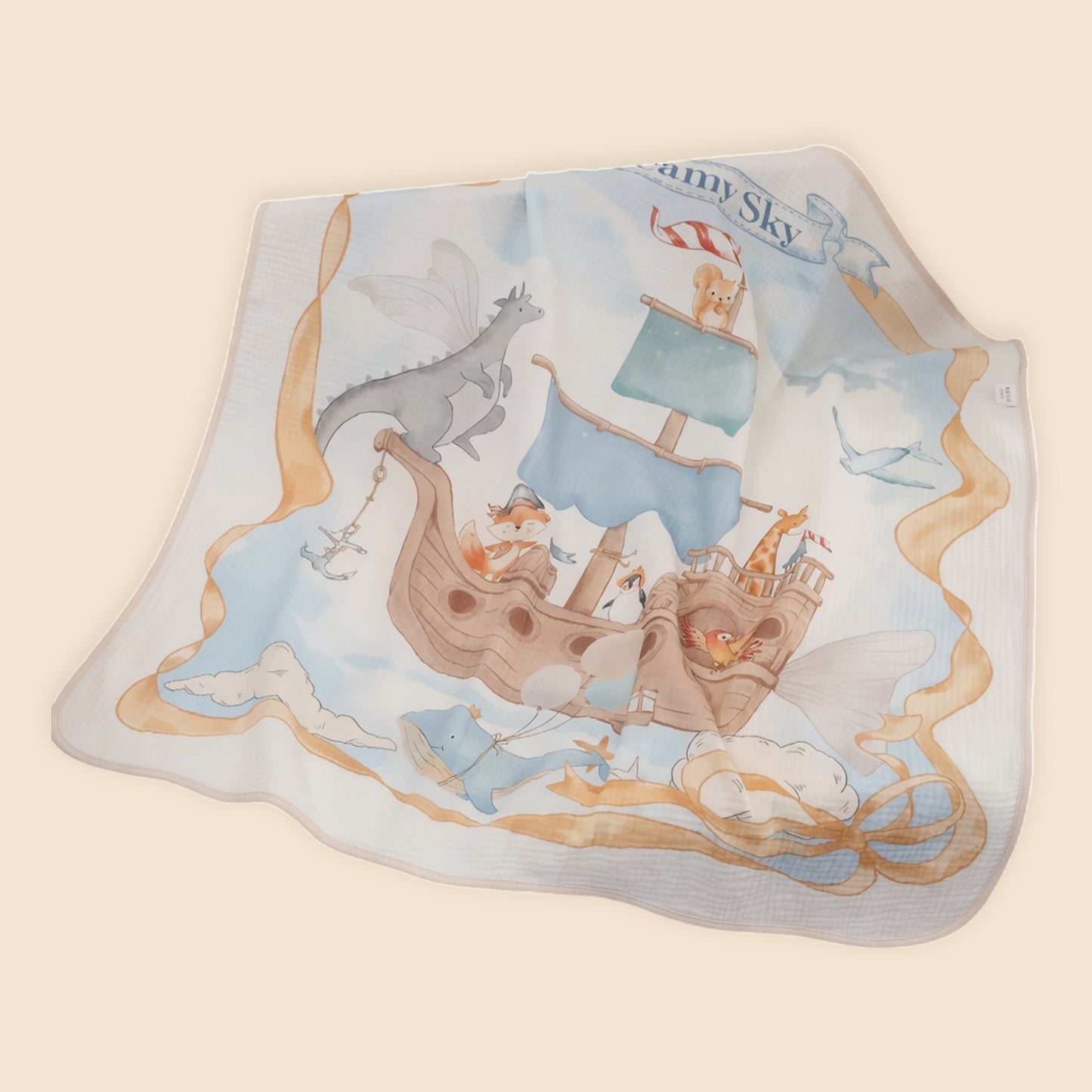 Pure Cotton Gauze Baby Blanket - Class A Soft Bath Towel - High Absorbency Swaddle for Infants & Toddlers