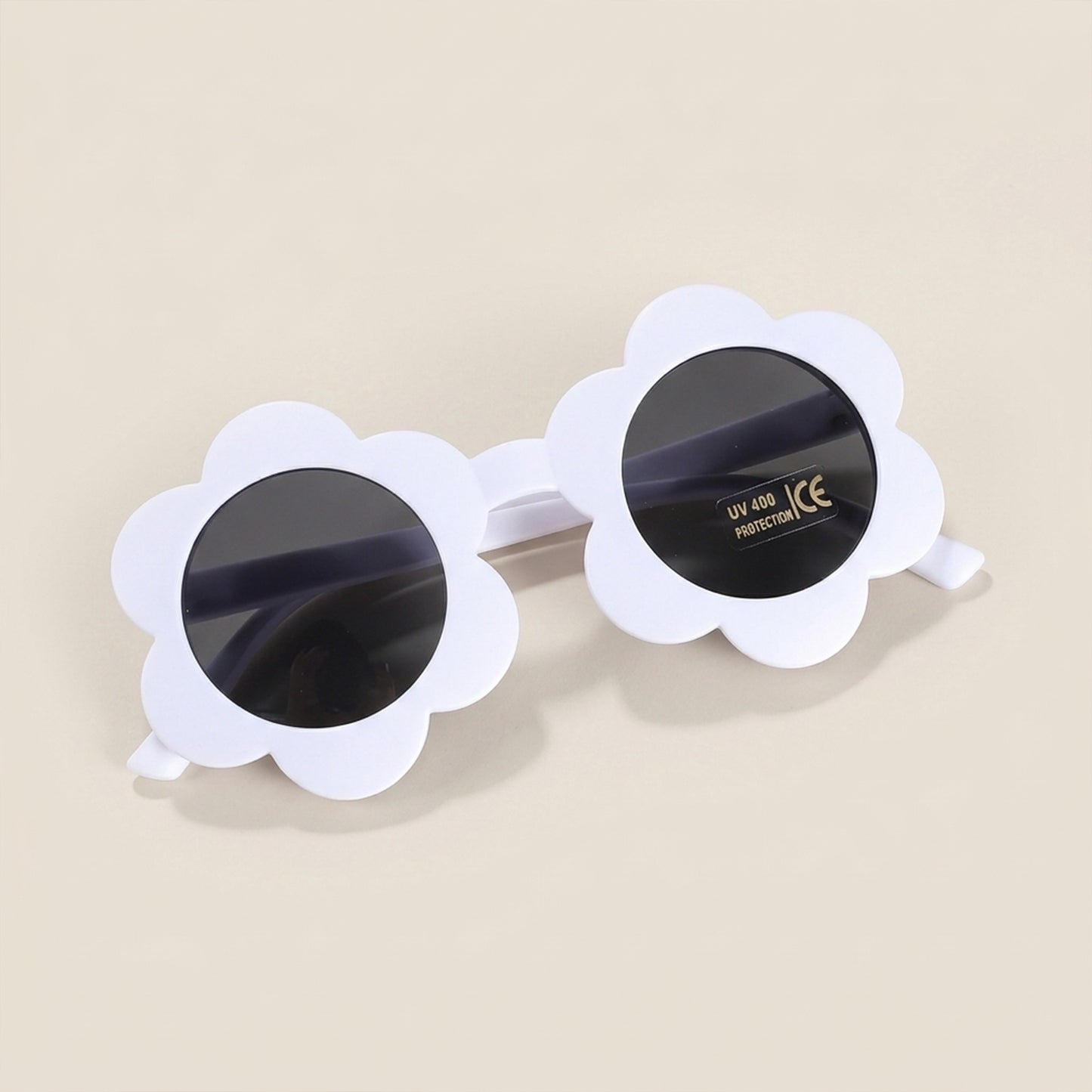 Flower Shape Baby Sunglasses - UV400 Protective Round Sun Glasses - Cute Outdoor Eyewear for Toddlers & Kids