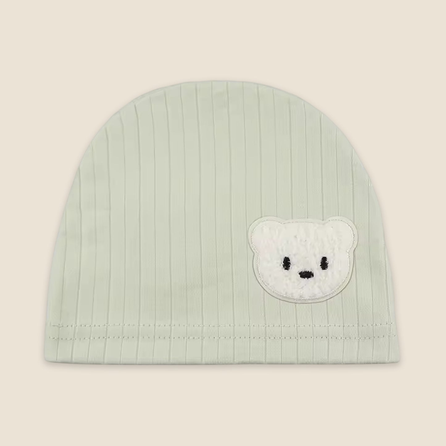 Newborn 95% Cotton Turban Hat - Safe Fetal Hospital Cap - Soft Spring Autumn Beanie for Baby Boys & Girls 0-6M