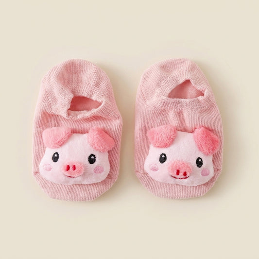 15-Color Cute Anti-Skid Floor Baby Socks - Non-Slip Animal Patterns for Newborns & Toddlers