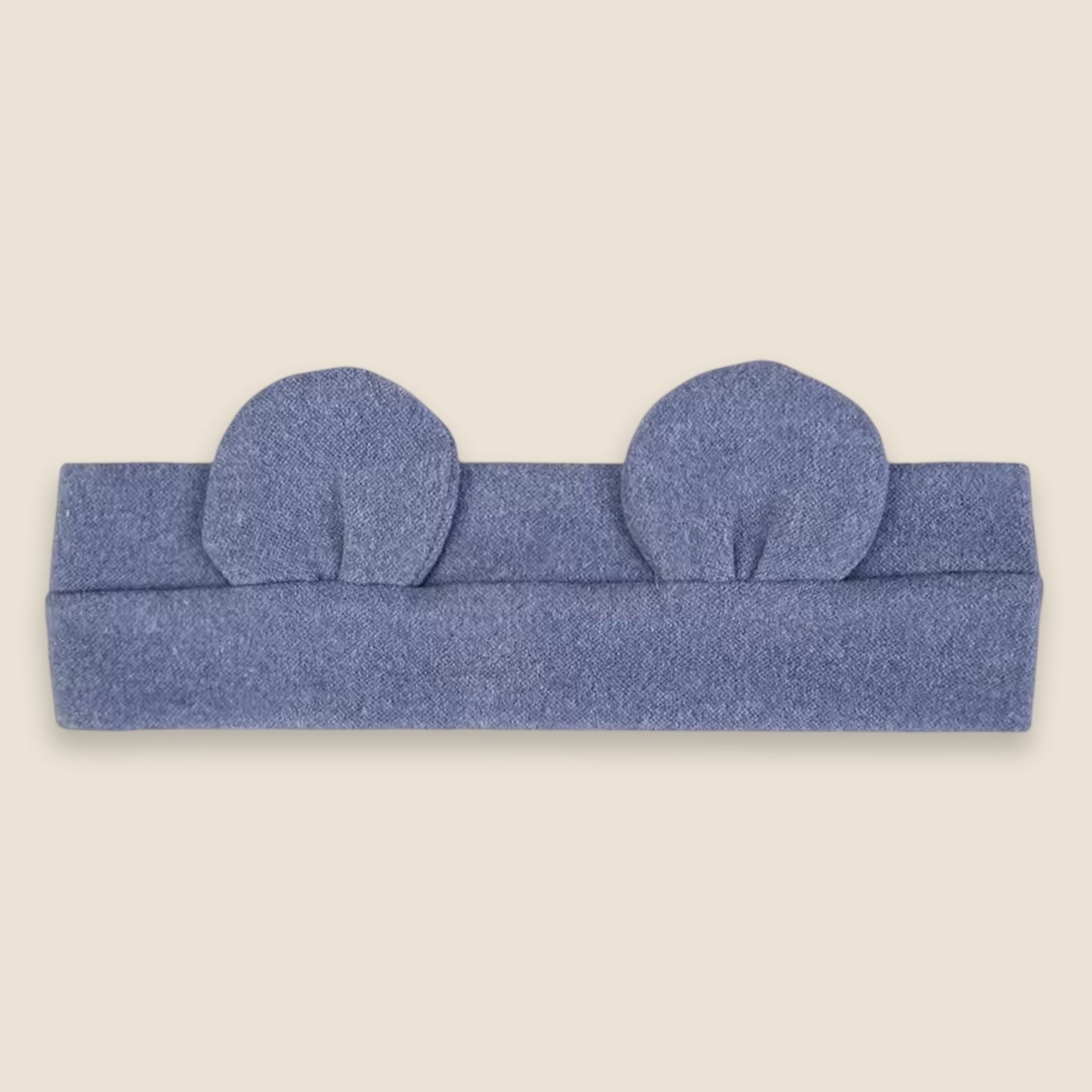 Cute Bear Ear Baby Headband - Soft Elastic Korean Turban - Newborn Infant Fall Winter Headwear for Boys & Girls