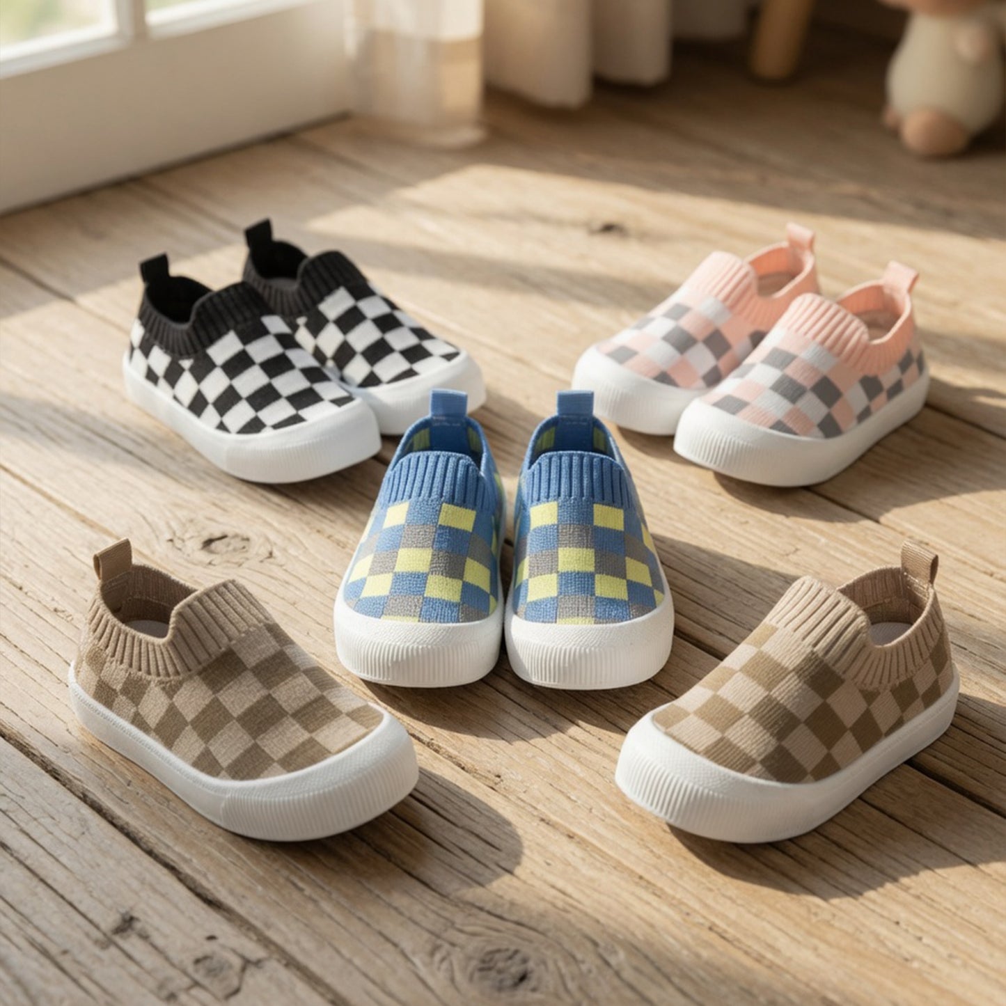 Infant Fashion Walking Sneakers - Versatile Anti-Slip Toddler Shoes for Boys & Girls