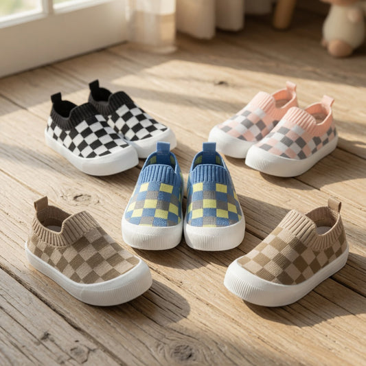 Infant Fashion Walking Sneakers - Versatile Anti-Slip Toddler Shoes for Boys & Girls