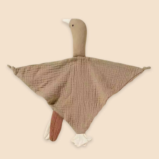 Cotton Swan Baby Soothe Towel - Cartoon Sleeping Doll & Comforter Blanket - Soft Newborn Saliva Towel & Sleep Toy