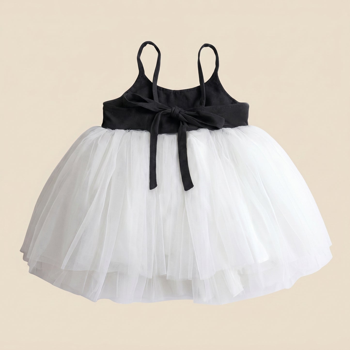 Baby Girl Little Love Birthday Dress - Summer Flying Sleeves Princess Gown with Bow - Korean Style 0-3Y