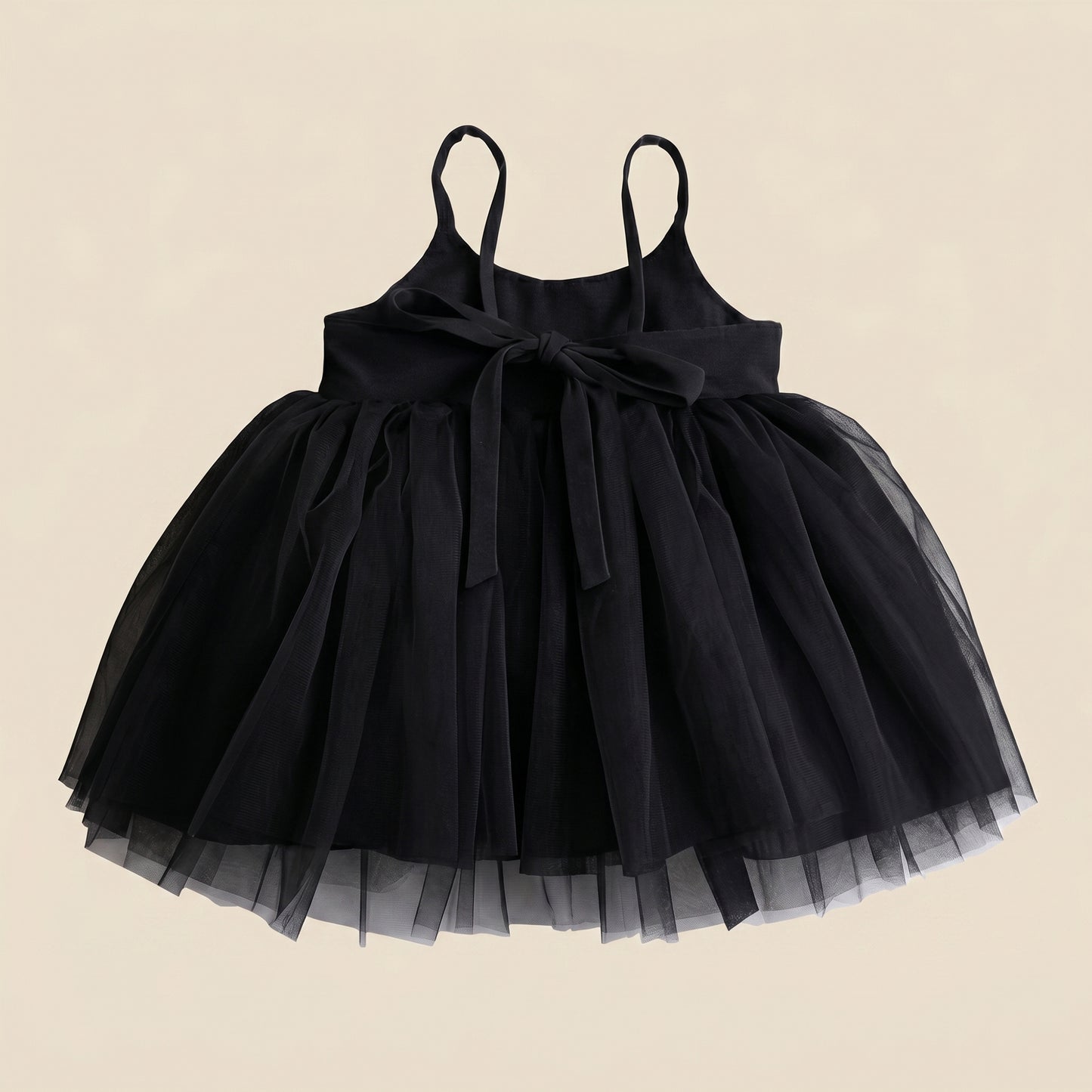 Baby Girl Little Love Birthday Dress - Summer Flying Sleeves Princess Gown with Bow - Korean Style 0-3Y