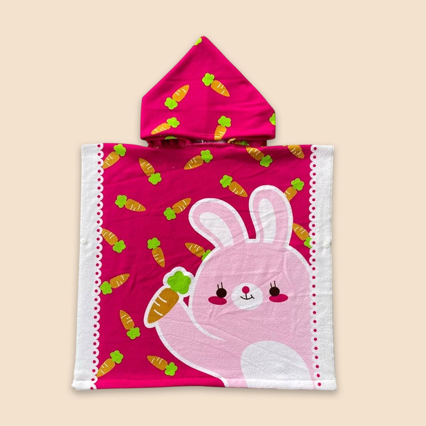 Cartoon Kids Hooded Cape Towel - Quick-Dry Beach & Bathrobe - Fun Unicorn Shark Dinosaur Print for Children