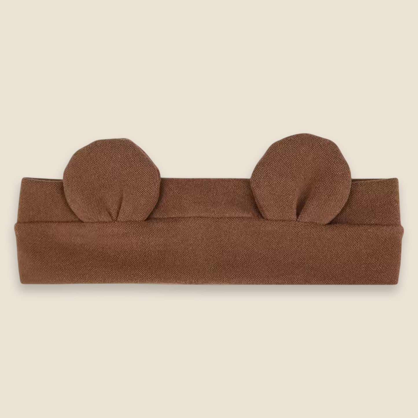 Cute Bear Ear Baby Headband - Soft Elastic Korean Turban - Newborn Infant Fall Winter Headwear for Boys & Girls