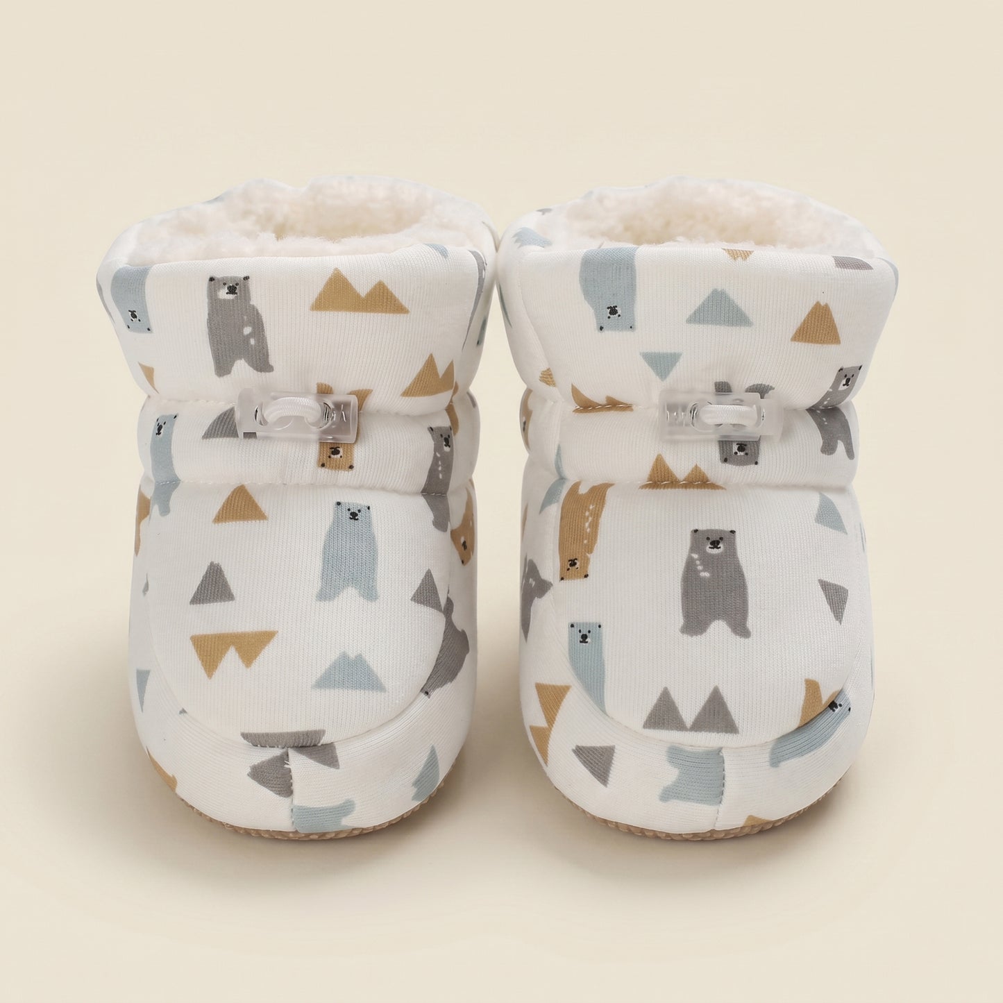 Cute Infant Walking Booties – Thickened Winter Warm Shoes for Baby Boys & Girls - Non-Slip Soft Sole First Walkers (0-18M)