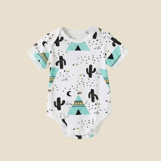 Baby Girl & Boy Summer Romper - 100% Cotton Bodysuit for Newborns - Cute Children's Overalls Costume