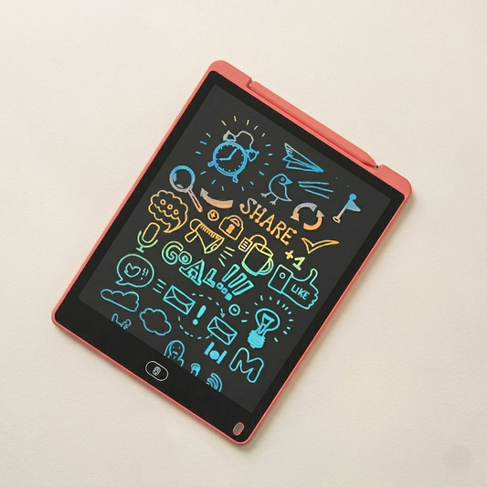 Colorful LCD Drawing Tablet - Portable Electronic Writing Pad - Creative Erasable Handwriting Board Gift for Boys & Girls