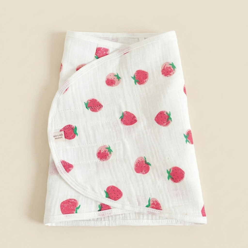 Adjustable Newborn Swaddle Wrap - Secure Belly Strap Sleep Blanket for 0-6 Months