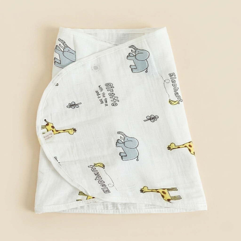 Adjustable Newborn Swaddle Wrap - Secure Belly Strap Sleep Blanket for 0-6 Months