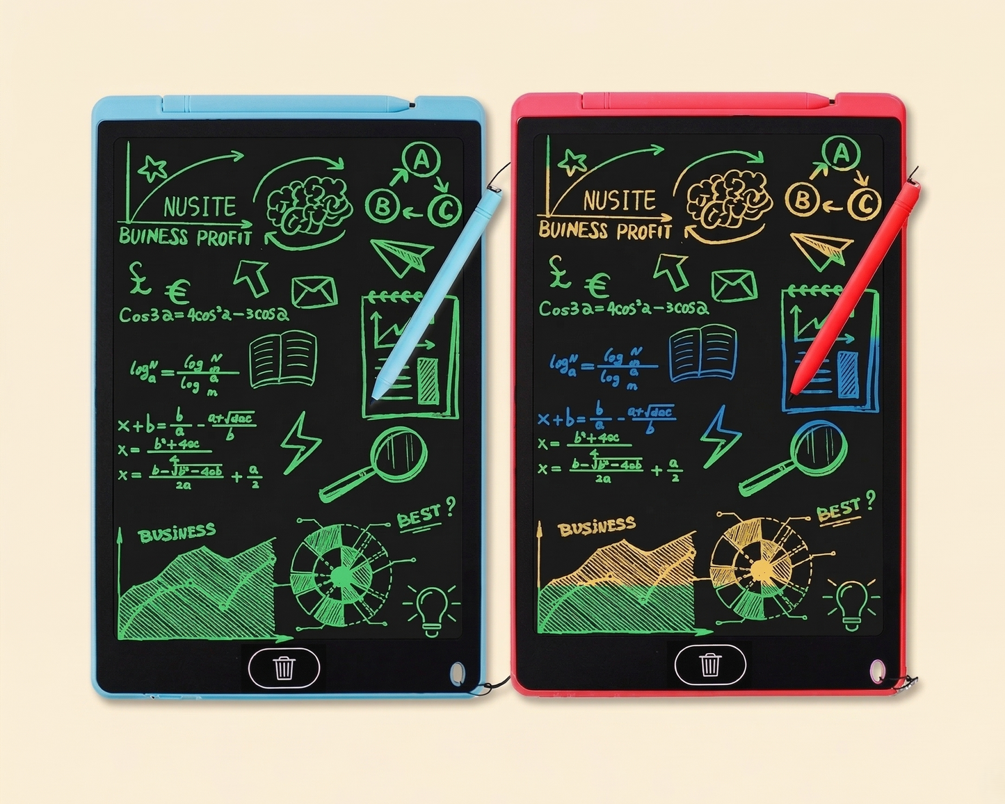 Colorful LCD Drawing Tablet - Portable Electronic Writing Pad - Creative Erasable Handwriting Board Gift for Boys & Girls