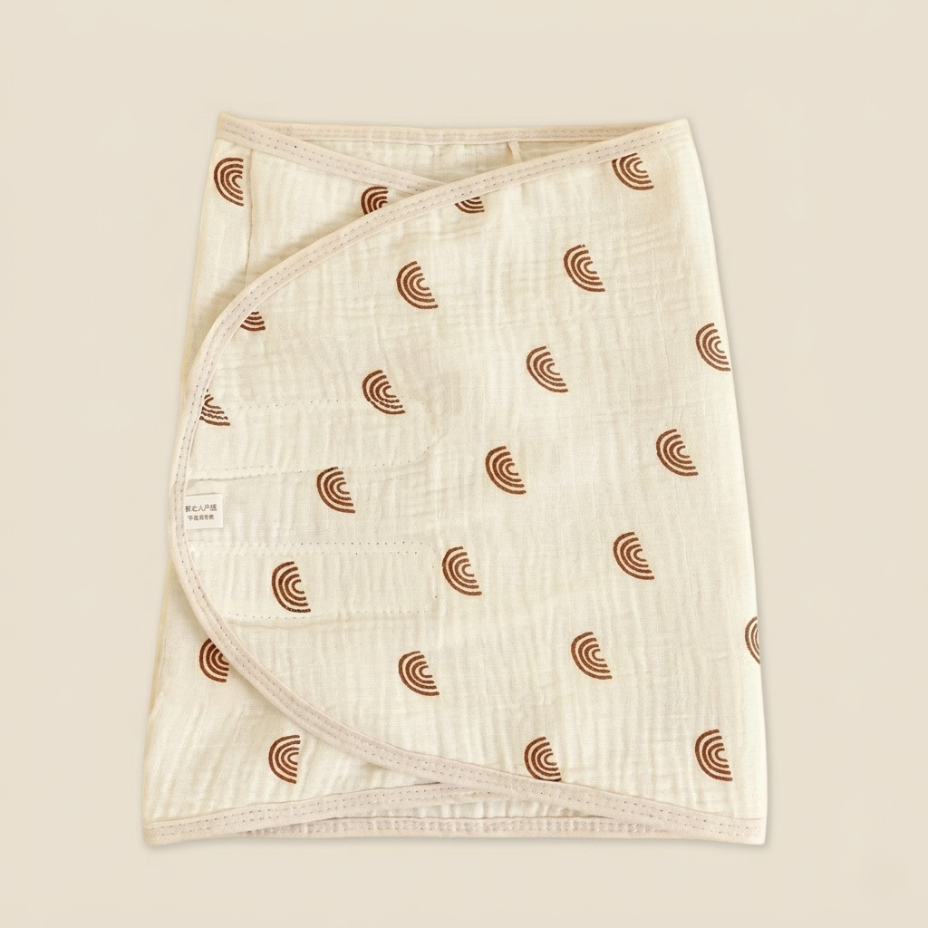 Adjustable Newborn Swaddle Wrap - Secure Belly Strap Sleep Blanket for 0-6 Months