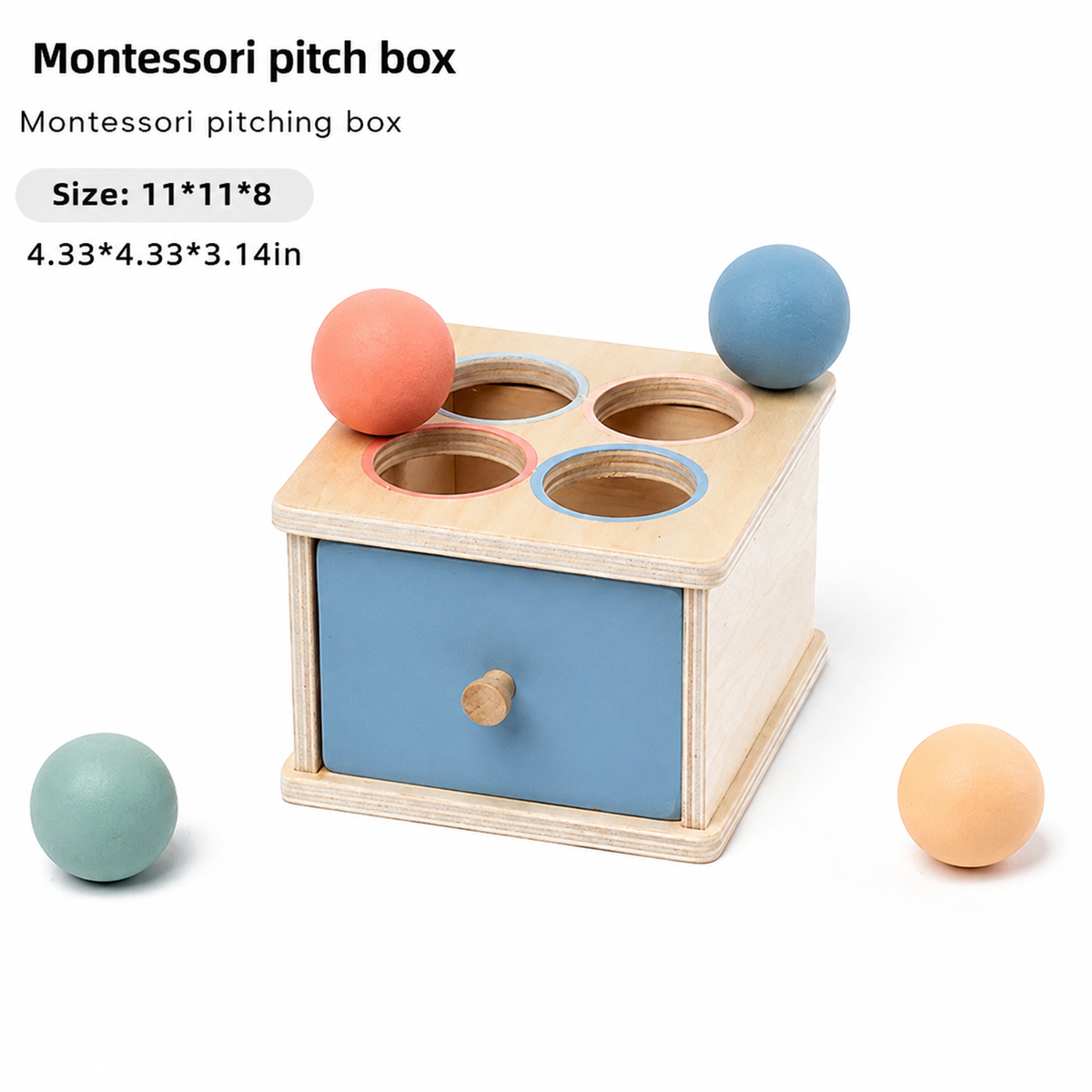 Montessori Colour & Shape Sorting Box – Fine Motor Skills and Early Learning Toy for Toddlers