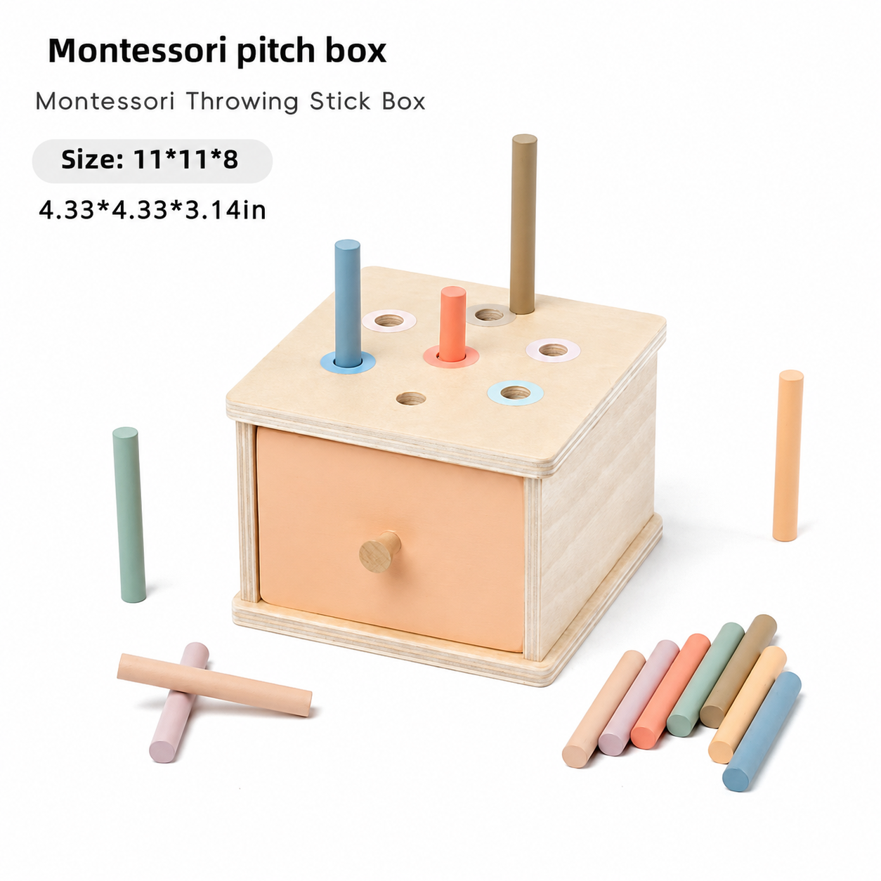 Montessori Colour & Shape Sorting Box – Fine Motor Skills and Early Learning Toy for Toddlers