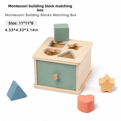 Montessori Colour & Shape Sorting Box – Fine Motor Skills and Early Learning Toy for Toddlers