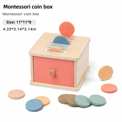 Montessori Colour & Shape Sorting Box – Fine Motor Skills and Early Learning Toy for Toddlers