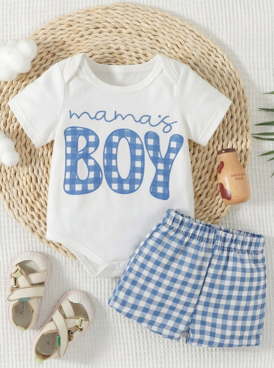 Cute Baby Boys Summer Clothing Set For Outings And Casual Daily Wear