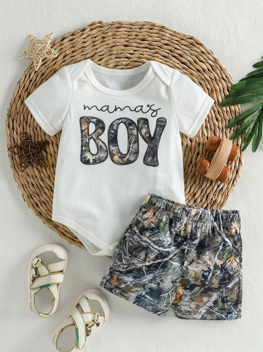Cute Baby Boys Summer Clothing Set For Outings And Casual Daily Wear