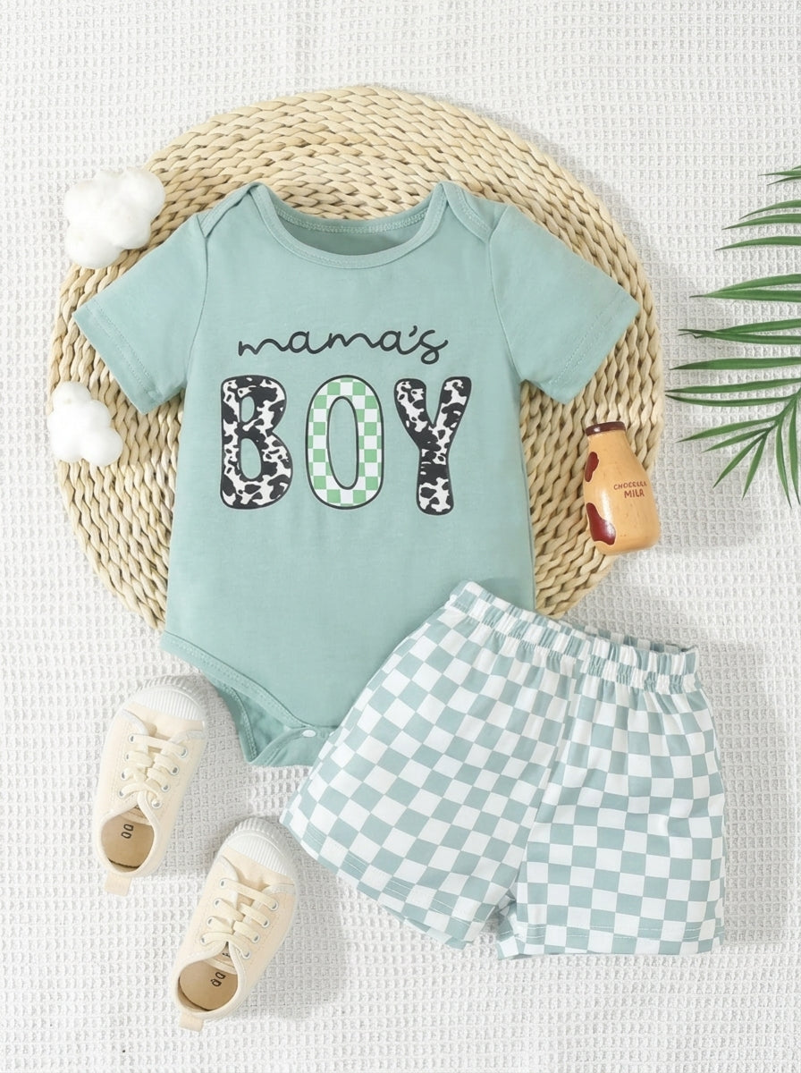 Cute Baby Boys Summer Clothing Set For Outings And Casual Daily Wear