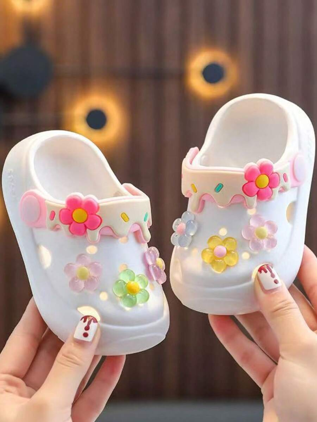 Cute Flower Design Baby Sandals - Soft Non-Slip Summer Shoes for Toddlers