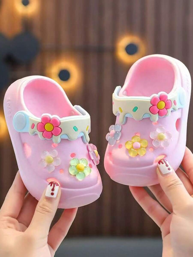 Cute Flower Design Baby Sandals - Soft Non-Slip Summer Shoes for Toddlers