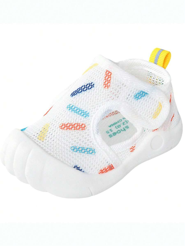 0-3 Years Old Baby Mesh Walking Shoes - Soft Sole Anti-Skid Summer Sandals